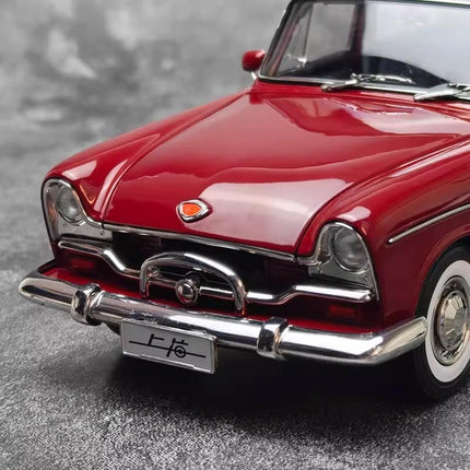 Original Factory Shanghai SH760 Classic Vintage Sedan 1:18 Diecast Model Car - scale model for display