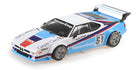1:18 scale diecast BMW M1 racing car model with Toleman Group livery and number 51