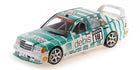 1:18 scale diecast Mercedes-Benz race car model with green and white livery, detailed decals