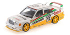 1:18 scale diecast Mercedes-Benz DTM race car model with sponsor decals and yellow wheels