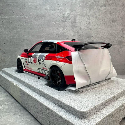 Motorhelix MH Honda Civic Type R FL5 Blue 1:18 Diecast Model Car - collector display piece