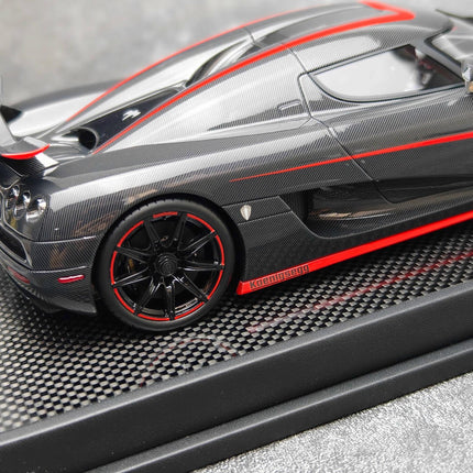 VBM Koenigsegg CCX Silver 1:18 Resin Model Car - detailed collector display model