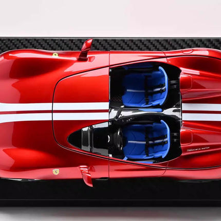 CE Ferrari Monza SP2 Metallic Red 1:18 Resin Model Car - fine detailed model replica