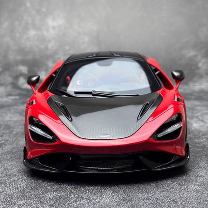 HPD McLaren 765LT Red 1:18 Diecast Model Car - premium collector scale model
