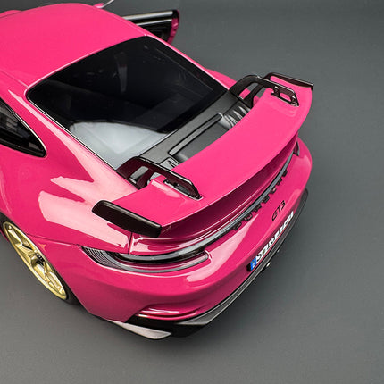 Norev Porsche 911 GT3 Rose Red 1:18 Diecast Model Car - scale replica for enthusiasts