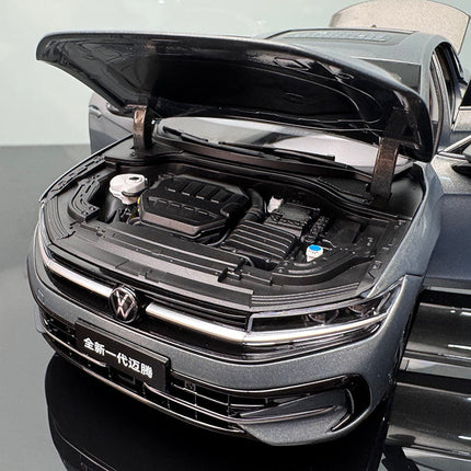 YX Car Model Volkswagen Magotan B9 Gray 1:18 Diecast Model Car - scale model for display