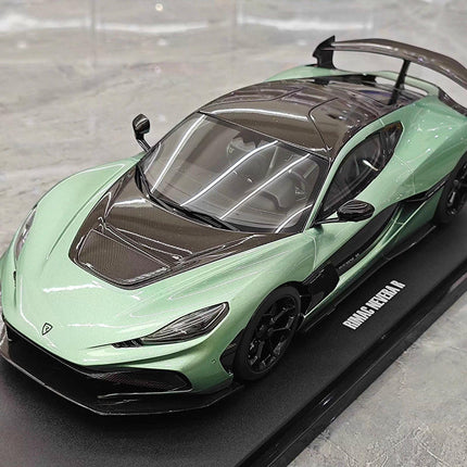 GT Spirit Rimac Nevera R Light Green GT547 1:18 Resin Model Car - fine detailed model replica