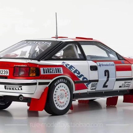 Kyosho Toyota Celica GT-Four ST185 Rally 1990 Safari 1:18 Diecast Model Car - fine detailed model replica
