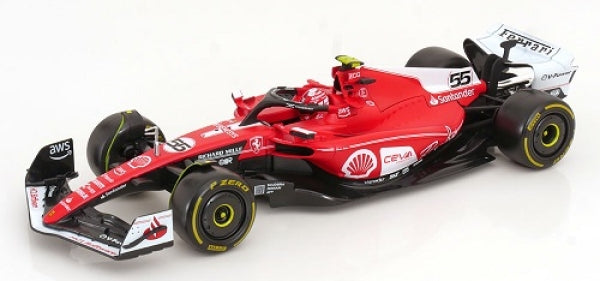 1:18 scale red Ferrari Formula 1 diecast model car with detailed sponsor logos