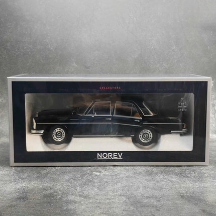 Norev Mercedes-Benz 280 SE 1968 (W108) Black 1:18 Diecast Model Car - hand-finished display model