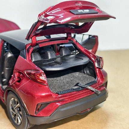 YX Car Model Toyota IZOA Red Opening 1:18 Diecast Model Car - detailed model car replica