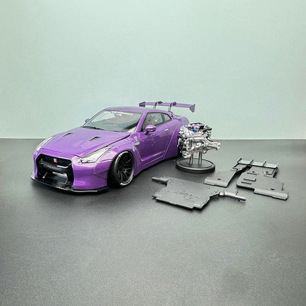 PGM Nissan LB GTR R35 Liberty Walk 1:18 Diecast Model Car - collectible scale model car