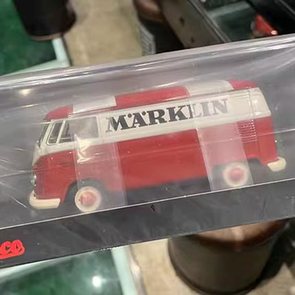 Schuco Volkswagen VW T1 Red Bus 1:32 Diecast Model Bus - detailed die-cast style model