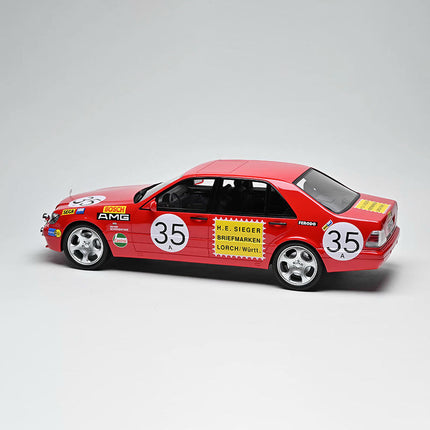 Vehicle Art Mercedes-Benz Brabus W140 Red 1:18 Resin Model Car - premium collector scale model