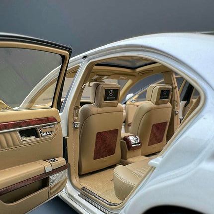 MH Mercedes-Benz S600L W221 1:18 Diecast Model Car - premium scale model collectible