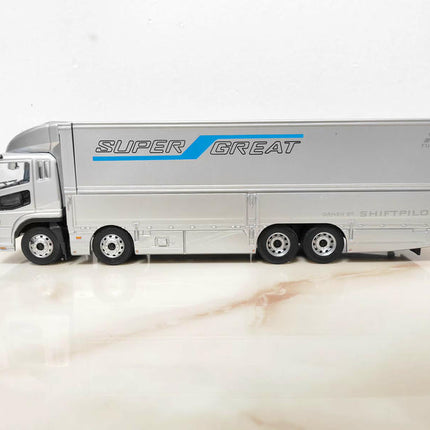 Original Manufacturer Mitsubishi Fuso Supergreat Truck Openable Door 1:43 Diecast Model Truck - premium scale model collectib