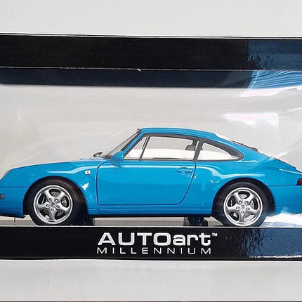 AutoArt Porsche 911 (993) Carrera 1:18 Diecast Model Car - model display piece for collectors