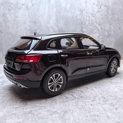 YX Car Model Borgward BX7 SUV Red 1:18 Diecast Model Car - premium collector scale model