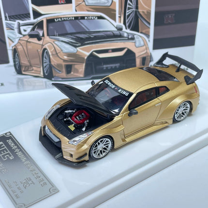 Car King HEC2026 Exhibition Limited Edition Collection Gold 1:64 Diecast Model Car - premium scale model collectible