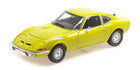 1:18 scale diecast yellow classic sports car model with detailed exterior and wheels