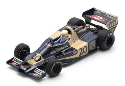 1:18 scale diecast model of black and gold Formula 1 car with race number 20 and Castrol decals