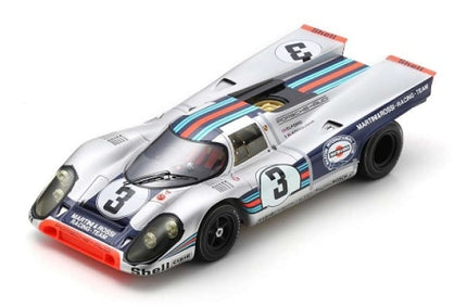 1:18 scale diecast Porsche race car model with racing livery and number 3 decals