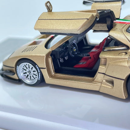 Car King HEC2026 Exhibition Limited Edition Collection Gold 1:64 Diecast Model Car - detailed collectible replica