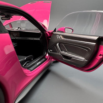 Norev Porsche 911 GT3 Rose Red 1:18 Diecast Model Car - model display piece for collectors