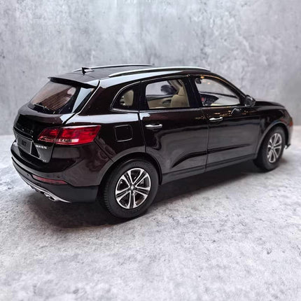 YX Car Model Borgward BX7 SUV Red 1:18 Diecast Model Car - scale model for display