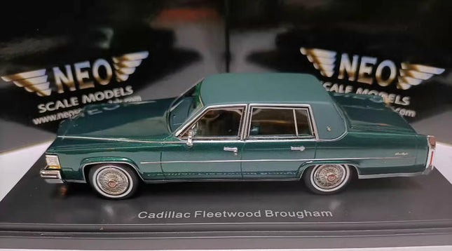 NEO Cadillac Fleetwood 1982 1:43 Resin Model Car - studio product photo of the scale model