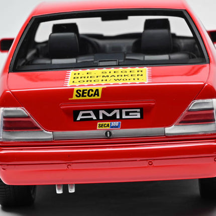 Vehicle Art Mercedes-Benz Brabus W140 Red 1:18 Resin Model Car - hand-finished display model
