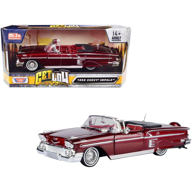 https://cdn.shopify.com/s/files/1/0504/9925/6496/files/1958-chevrolet-impala-convertible-lowrider-dark-red-metallic-with-red-interior-get-low-series-124-diecast-model-car-by-motormax-138298.jpg?v=1748418081
