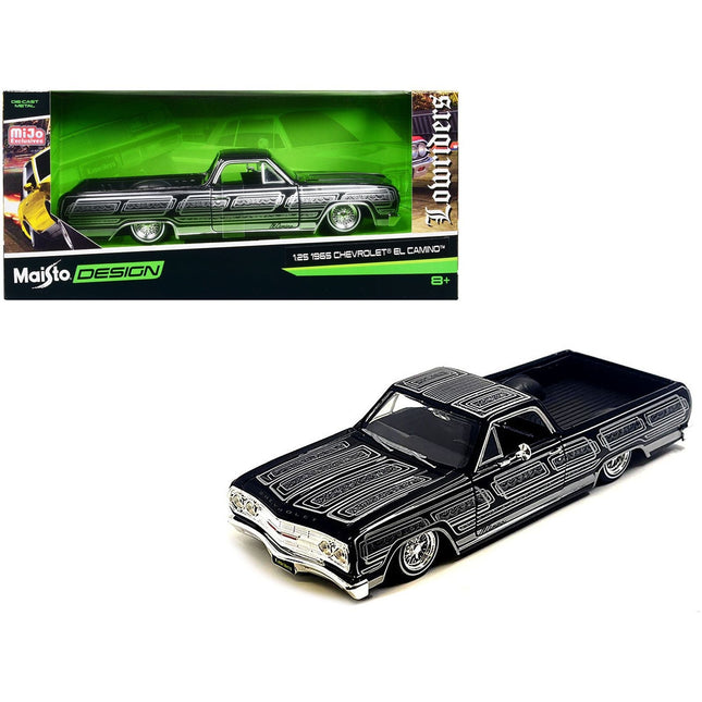 https://cdn.shopify.com/s/files/1/0504/9925/6496/files/1965-chevrolet-el-camino-lowrider-black-metallic-with-silver-graphics-lowriders-series-125-diecast-model-car-by-maisto-982121.jpg?v=1748418506