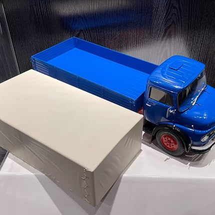Schuco Mercedes-Benz L911 Truck 1952 Blue 1:18 Diecast Model Truck - premium collector scale model
