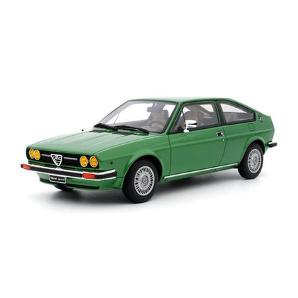 Otto Alfa Romeo Green 1:18 Resin Model Car - premium collector scale model