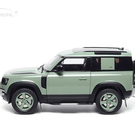YX Car Model Land Rover Defender 90 2023 Green 1:64 Diecast Model Car - fine detailed model replica