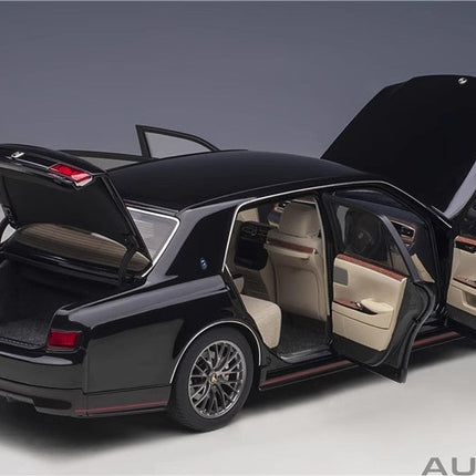 AutoArt Toyota Century GRMN Black 1:18 Diecast Model Car - scale model collectible piece