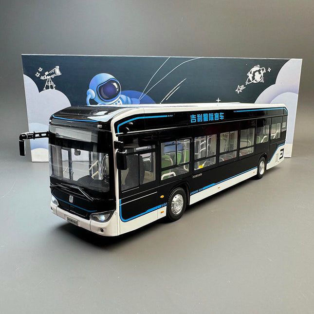 Original Manufacturer Geely Star Bus C12E Bus 1:43 Diecast Model Bus - detailed collector display model