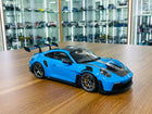 Minichamps 1/18 Porsche 911 GT3 RS 2024 Blue Diecast Model - detailed collector display model