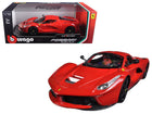 1/18 Diecast Ferrari LaFerrari F70 Red with Black Wheels Scale Model Car - detailed collector display model