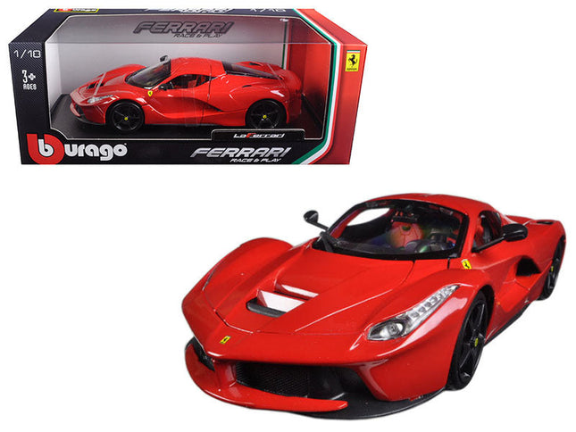 1/18 Diecast Ferrari LaFerrari F70 Red with Black Wheels Scale Model Car - detailed collector display model