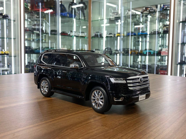LCD Model Toyota Land Cruiser LC300 ZX Black 1:18 Diecast Model Car - detailed collector display model
