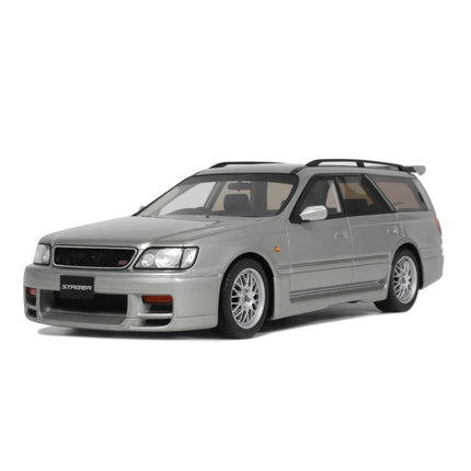 1:18 Nissan Stagea 260RS Autech 1997 Silver Resin Model Car, Limited Edition