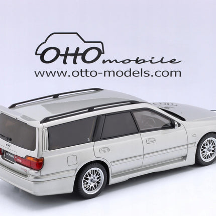 1:18 Nissan Stagea 260RS Autech 1997 Silver Resin Model Car, Limited Edition