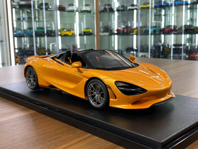 1/18 Resin Model – GT Spirit McLaren 750S Spider Orange Limited Edition - detailed collector display model