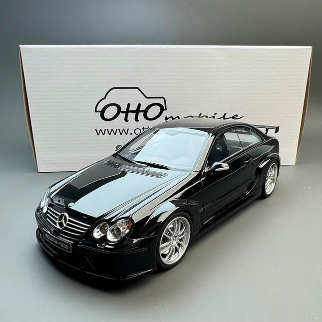 Otto Mercedes-AMG C209 CLK DTM 2004 Metallic Black 1:18 Resin Model Car - studio product photo of the scale model