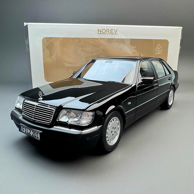 Norev Mercedes-Benz S600 W140 1:18 Diecast Model Car - studio product photo of the scale model