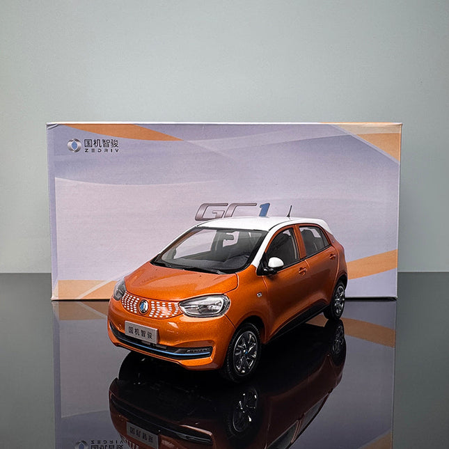 YX Car Model Zedriv GC1 Orange 1:18 Diecast Model Car - studio product photo of the scale model