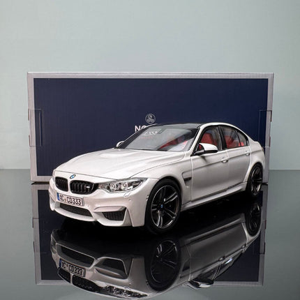 Norev BMW M3 F80 Blue 1:18 Diecast Model Car - collectible scale model car