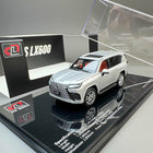 LCD Model Lexus LX600 Silver 1:43 Diecast Model Car - detailed collector display model